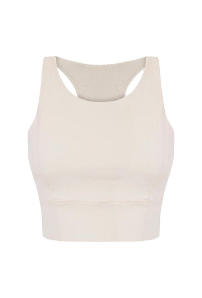 Top deportivo sujeción alta Diardi - Cream-Black Limba