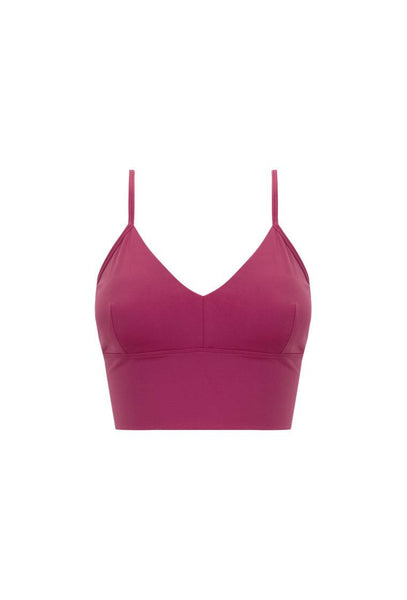 Top deportivo sujeción media Furina - Fucsia-Black Limba